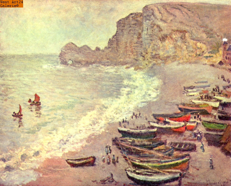Étretat nach Monet Gemäldeimitation